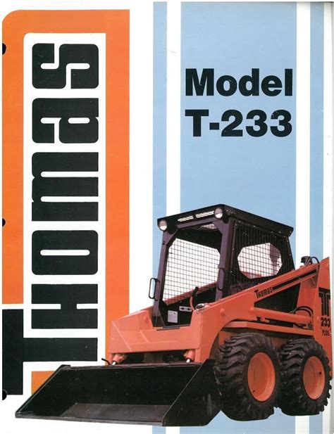 thomas 233 skid steer specs|thomas t233 hd specs.